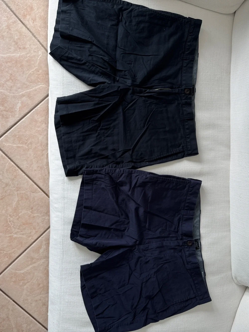 J. Crew Men's Classic Cotton Shorts - Navy & Dark Navy